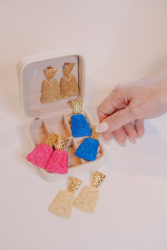 Golden Hour Weave Earrings
