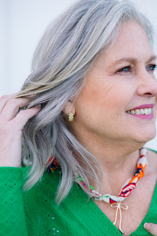 Watch Me Huggie Earrings