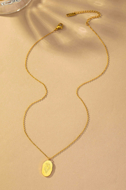 The Month She Bloomed Necklace
