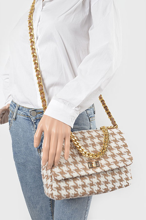 Hauty Houndstooth Purse