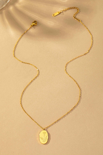 The Month She Bloomed Necklace