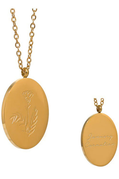 The Month She Bloomed Necklace
