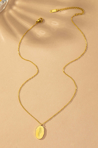 The Month She Bloomed Necklace