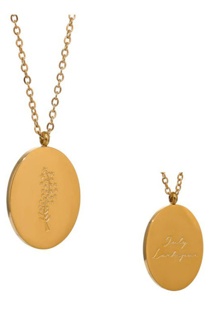 The Month She Bloomed Necklace