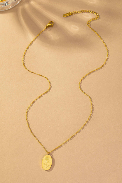 The Month She Bloomed Necklace