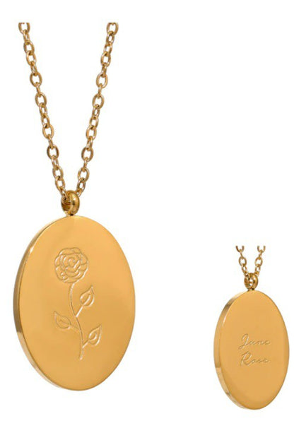 The Month She Bloomed Necklace