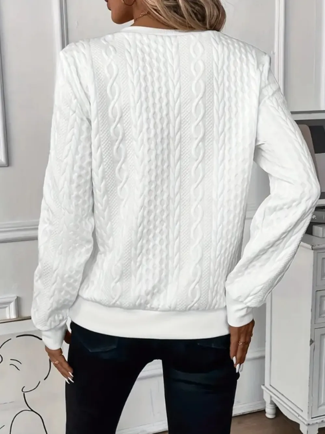 Knit Me Up Pullover - White