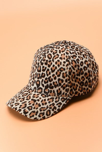 Leopard Luxe Baseball Cap