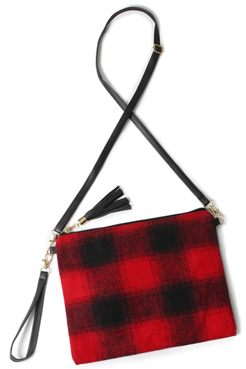 Mad About Plaid Set - Red & Black