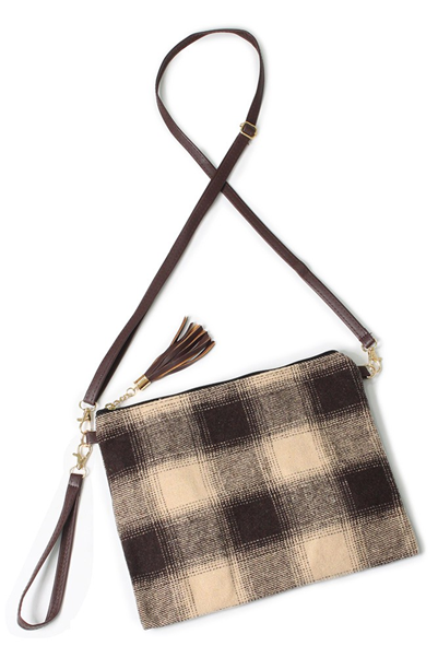 Mad About Plaid Set - Brown & Taupe