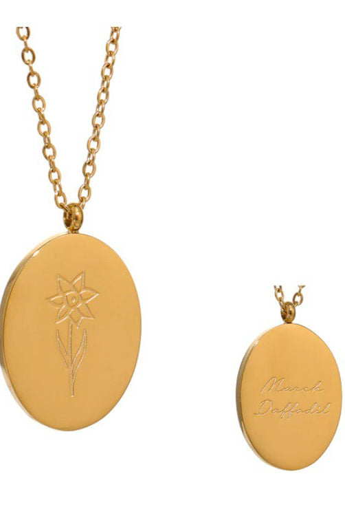 The Month She Bloomed Necklace