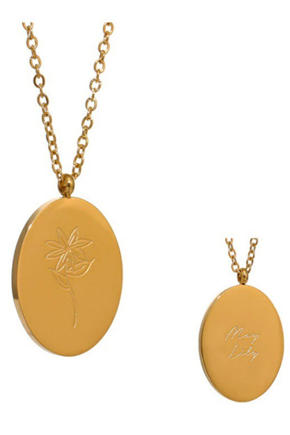 The Month She Bloomed Necklace