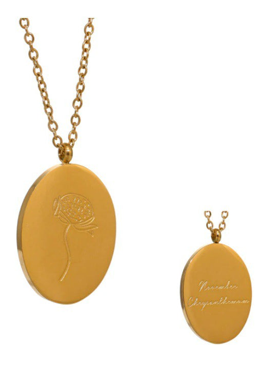 The Month She Bloomed Necklace