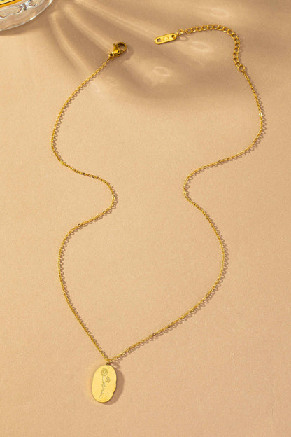 The Month She Bloomed Necklace