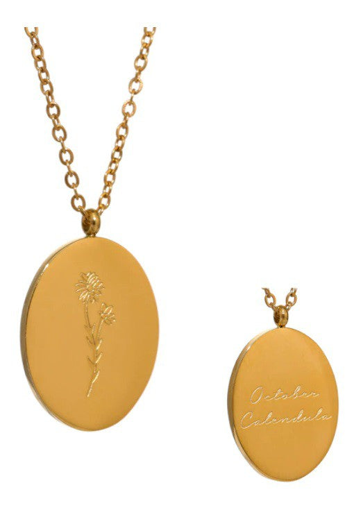 The Month She Bloomed Necklace