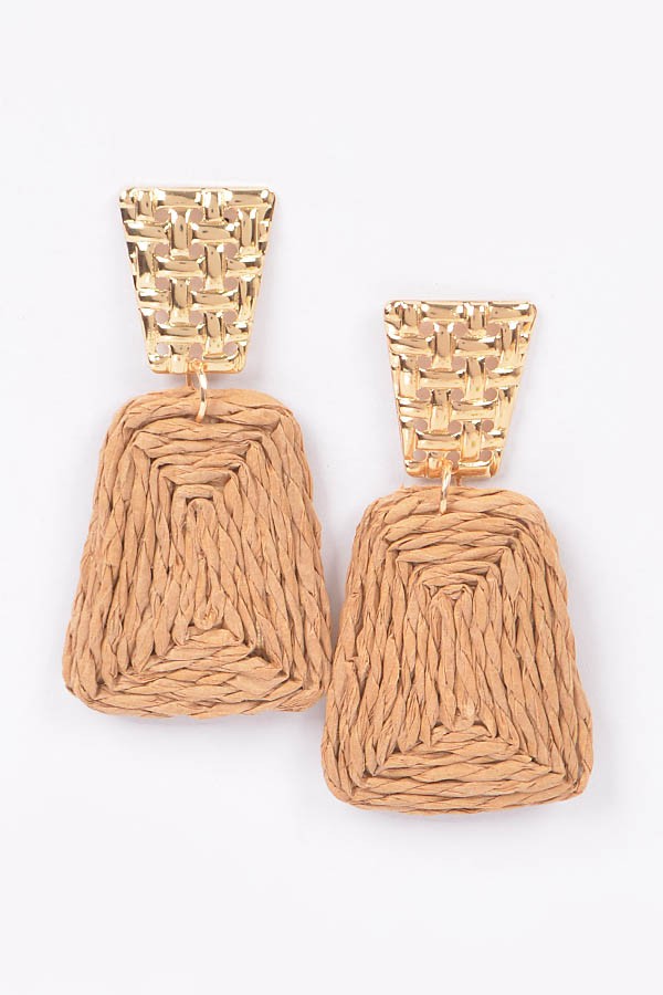 Golden Hour Weave Earrings