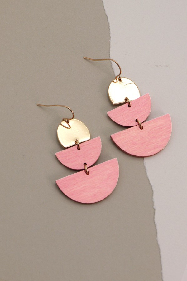 Posh Half Moon Earrings