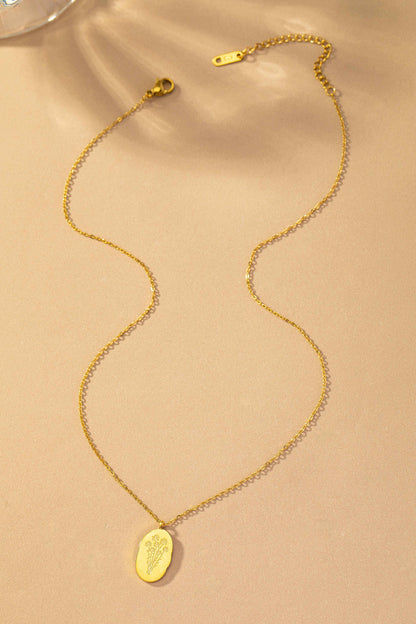 The Month She Bloomed Necklace