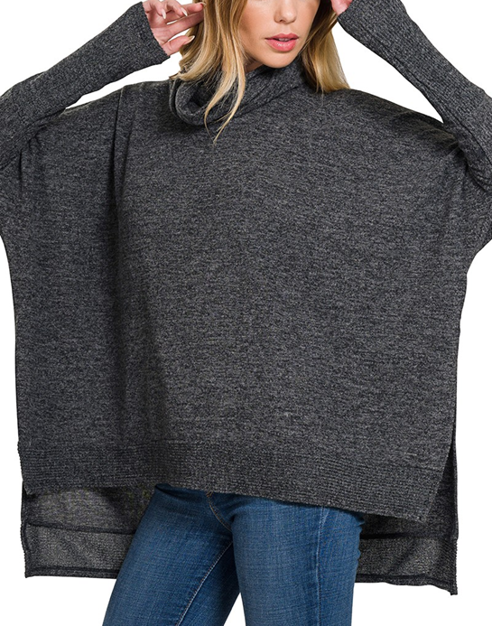 Swank Poncho Sweater