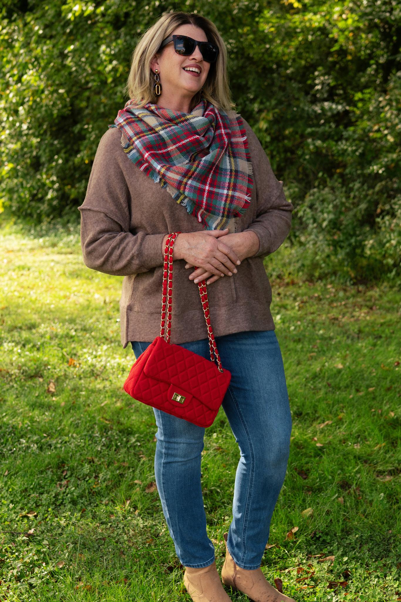 Fall for Plaid Scarf