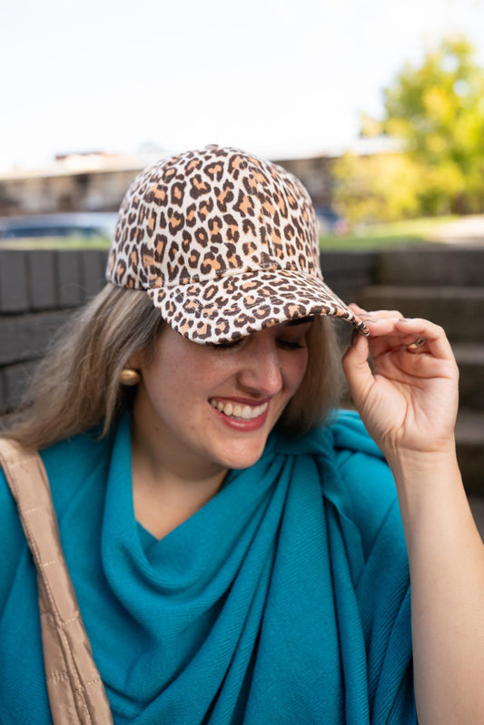 Leopard Luxe Baseball Cap