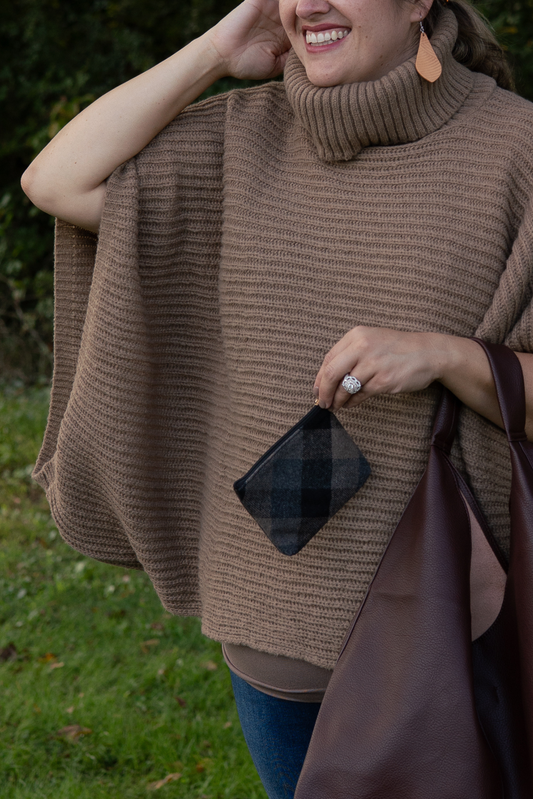 Autumn Ridge Poncho Sweater